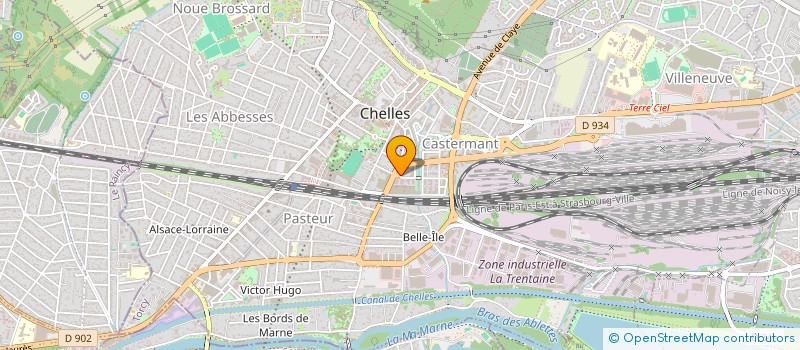 localisation de l'entreprise ANAT SARL à CHELLES