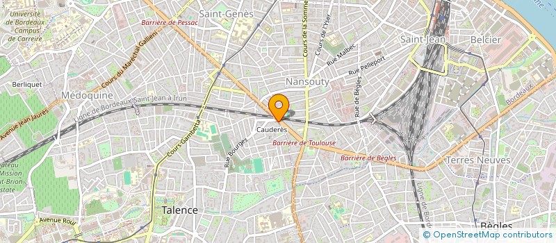 localisation de l'entreprise ANATA ASSOC NAT AIDE TROIS AGE à TALENCE