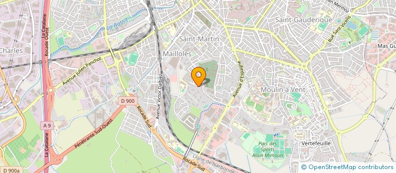 localisation de l'entreprise ANATAE  PERPIGNAN