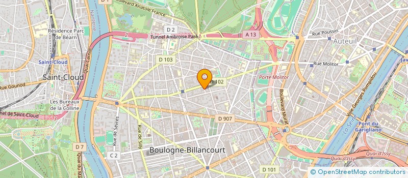localisation de l'entreprise ANATEL à BOULOGNE-BILLANCOURT