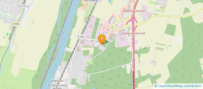 localisation de l'entreprise ANATHEO à COSNE-COURS-SUR-LOIRE