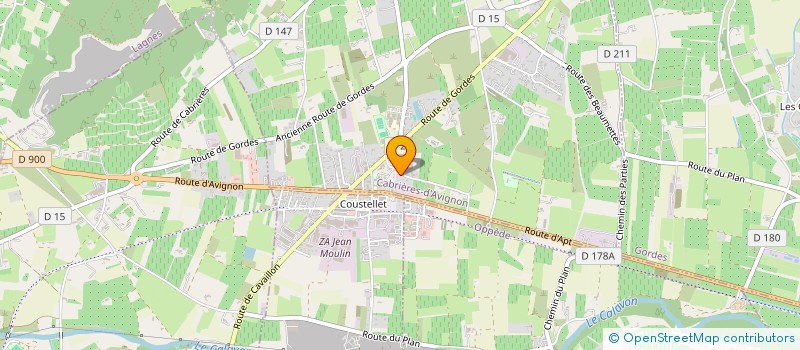 localisation de l'entreprise ANATHIS  CABRIERES D'AVIGNON