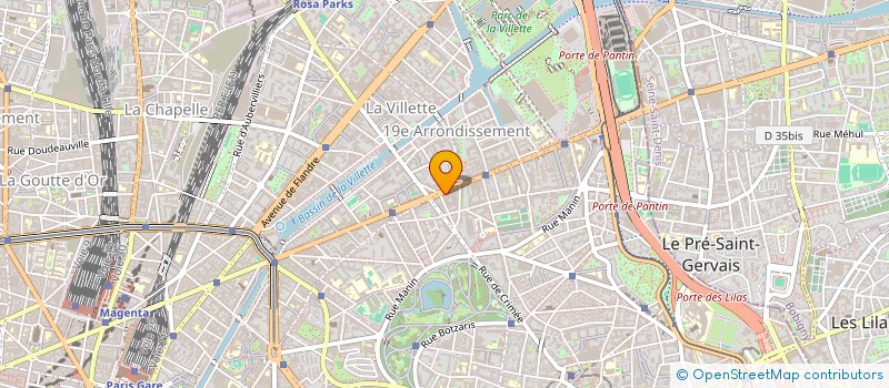 localisation de l'entreprise ANATIF  PARIS