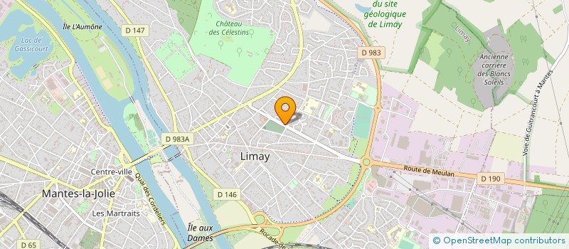 localisation de l'entreprise ANATIM VET'  LIMAY