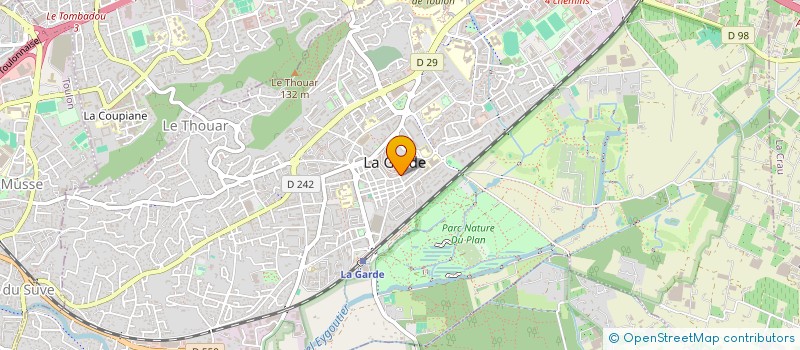 localisation de l'entreprise ANATIS SARL  LA GARDE