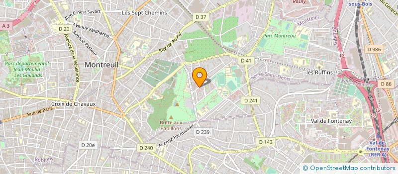localisation de l'entreprise ANATOLE à MONTREUIL
