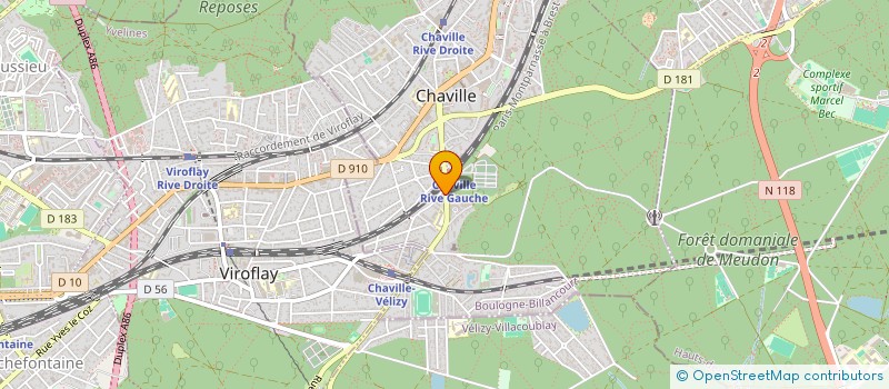 localisation de l'entreprise ANATOLE à CHAVILLE