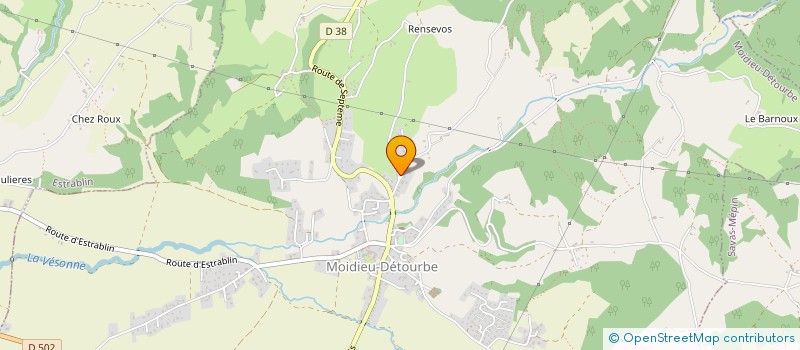 localisation de l'entreprise ANATOLE FRANCE CAPITAL  MOIDIEU-DETOURBE