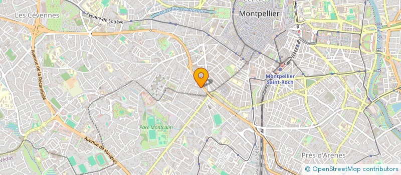 localisation de l'entreprise ANATOLE III à MONTPELLIER