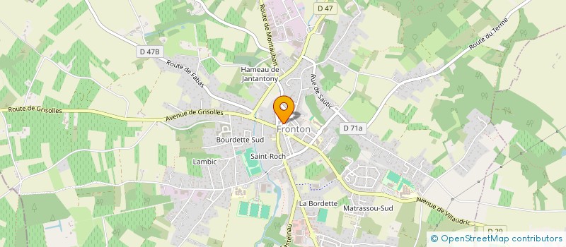 localisation de l'entreprise ANATOLI  FRONTON