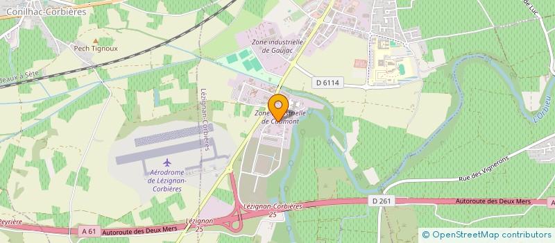 localisation de l'entreprise ANATOLI à LEZIGNAN-CORBIERES
