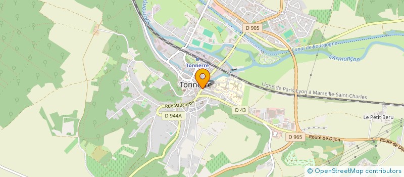 localisation de l'entreprise ANATOLIA à TONNERRE