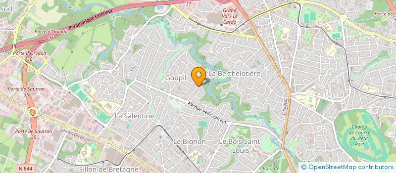 localisation de l'entreprise ANATOLIA à ORVAULT