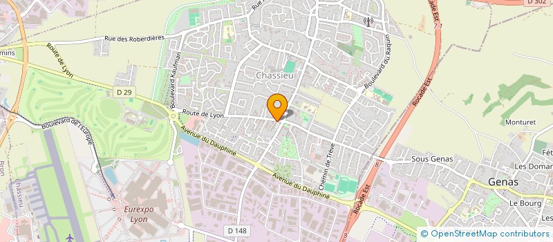 localisation de l'entreprise ANATOLIE  CHASSIEU