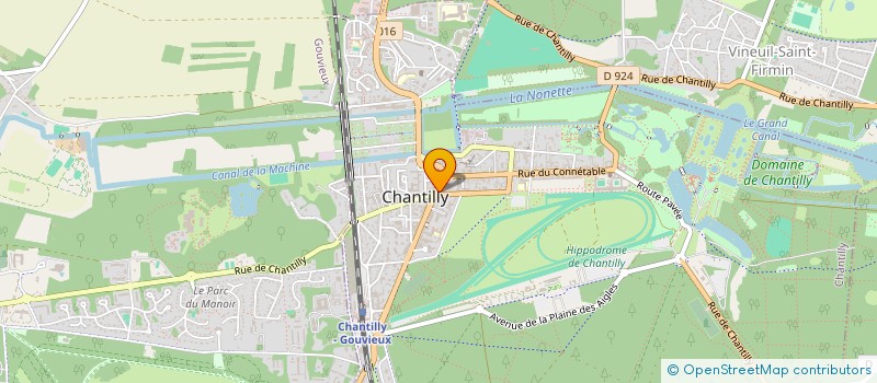 localisation de l'entreprise ANATOLIE  CHANTILLY