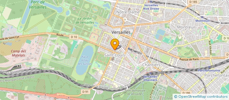 localisation de l'entreprise ANATOLIE à VERSAILLES