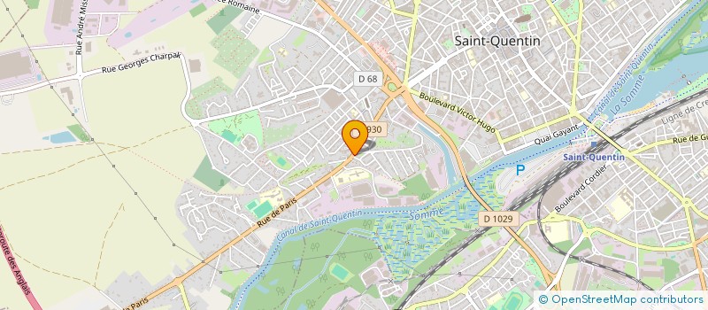 localisation de l'entreprise ANATOLIE à SAINT-QUENTIN
