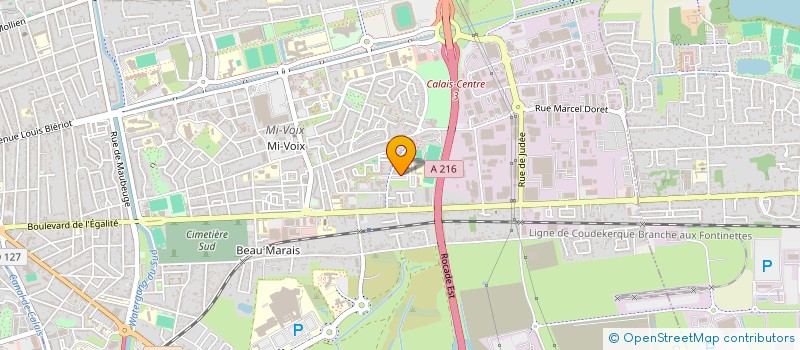 localisation de l'entreprise ANATOLIE BOUCHERIE ET EPICERIE  CALAIS