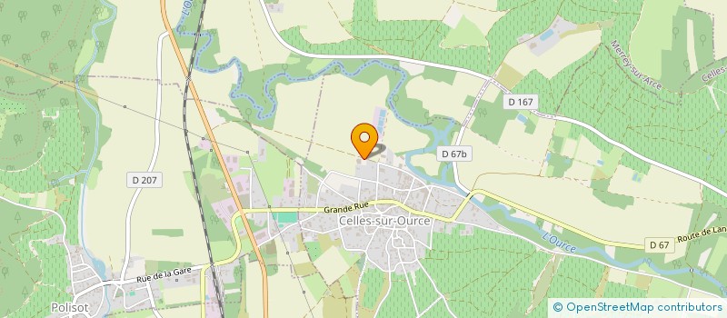 localisation de l'entreprise ANATOM à CELLES SUR OURCE