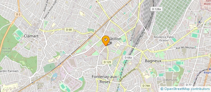 localisation de l'entreprise ANATOM'S à CHATILLON