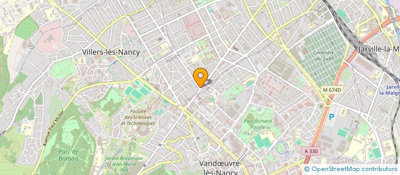 localisation de l'entreprise ANATOMIE SANTE à NANCY