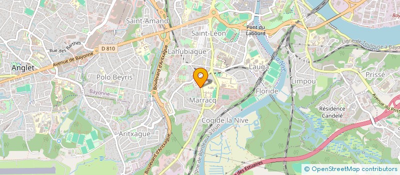 localisation de l'entreprise ANATXO à BAYONNE