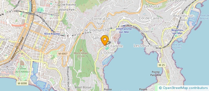 localisation de l'entreprise ANAUEL à VILLEFRANCHE-SUR-MER