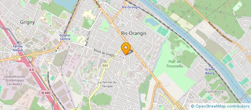 localisation de l'entreprise ANAV à RIS-ORANGIS