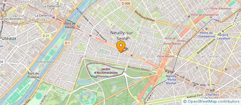 localisation de l'entreprise ANAVA à NEUILLY-SUR-SEINE