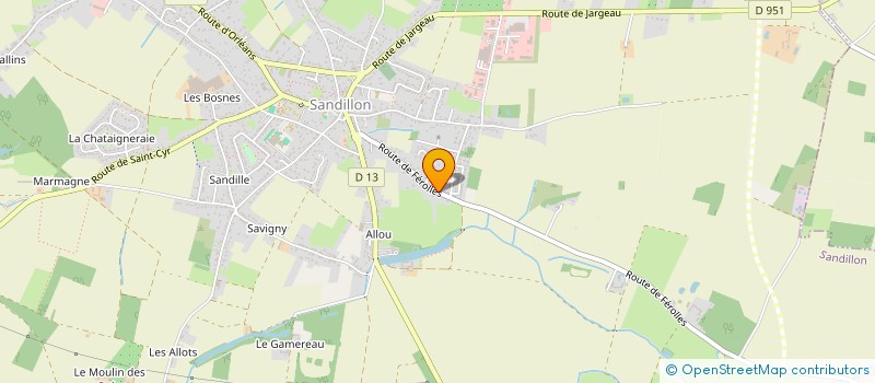 localisation de l'entreprise ANAVASI FINANCES à SANDILLON