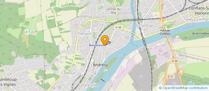 localisation de l'entreprise ANAVI  ANDRESY