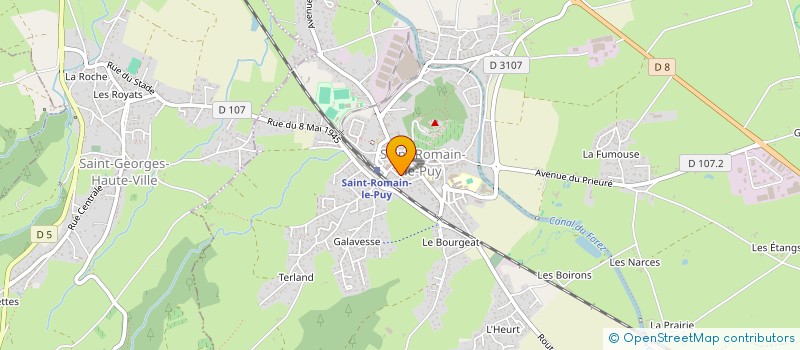 localisation de l'entreprise ANAVIMEL  SAINT-ROMAIN-LE-PUY