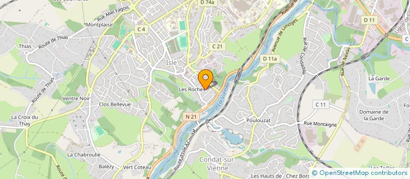 localisation de l'entreprise ANAVIV  SAINT-PRIEST-SOUS-AIXE