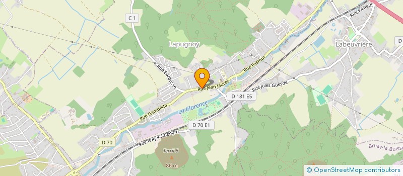 localisation de l'entreprise ANAWASTE à LABEUVRIERE