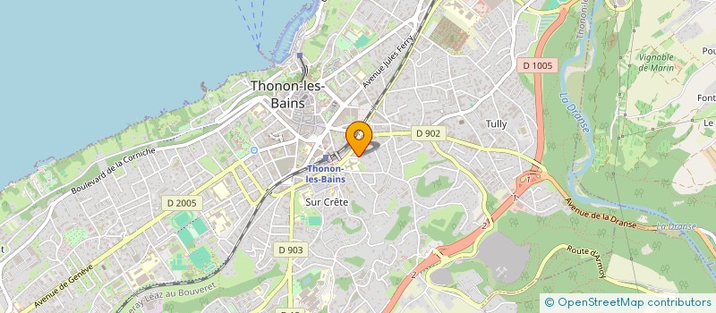 localisation de l'entreprise ANAWAT SARL à THONON-LES-BAINS