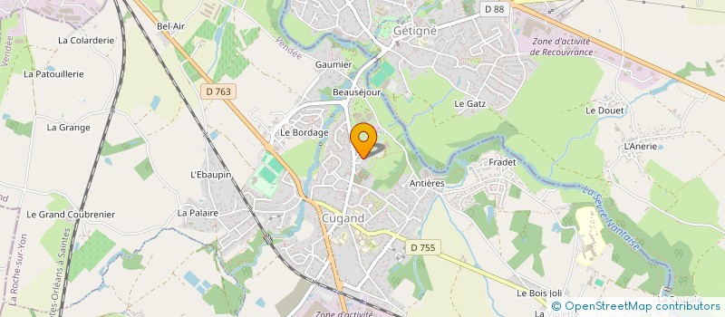 localisation de l'entreprise ANAXAGORE  CLISSON