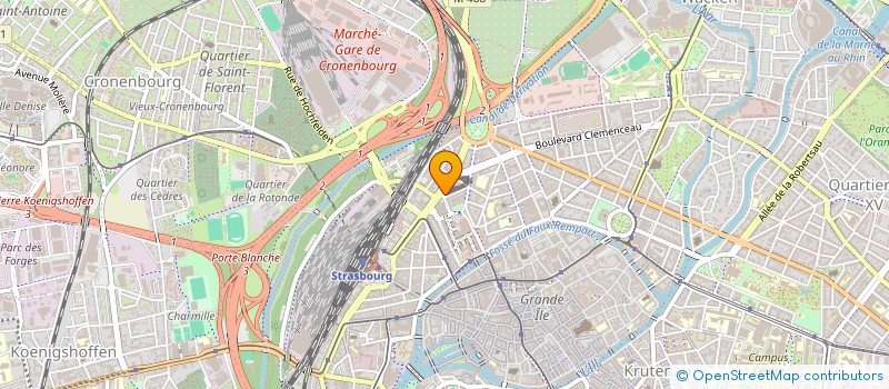 localisation de l'entreprise ANAXAV-BILLIG à STRASBOURG