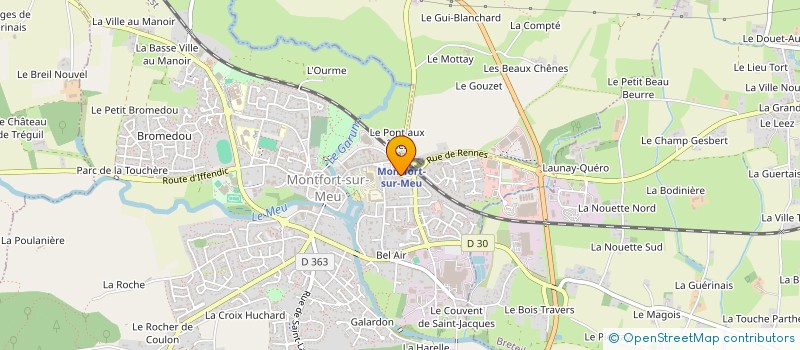 localisation de l'entreprise ANAXI 2  BRETEIL