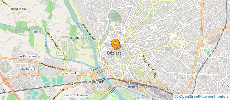 localisation de l'entreprise ANAY  BEZIERS