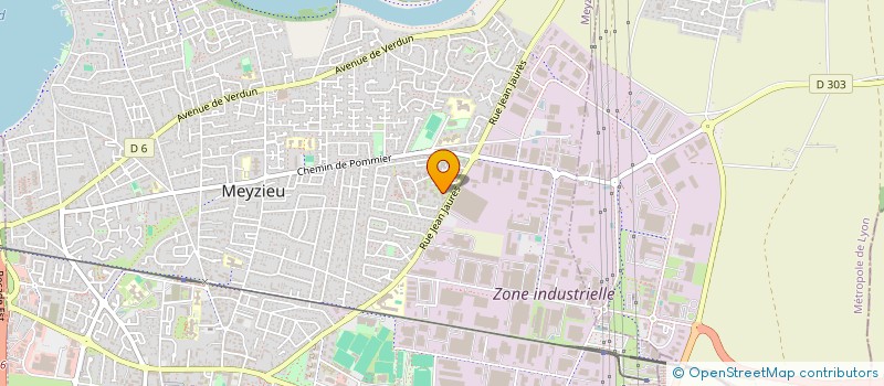 localisation de l'entreprise ANAYA à MEYZIEU