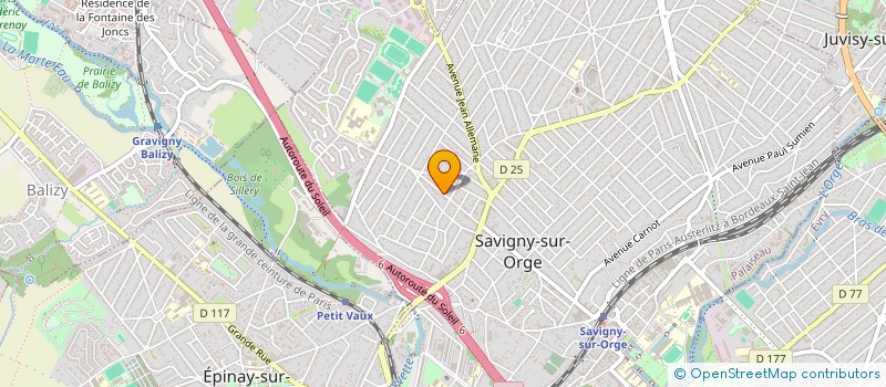 localisation de l'entreprise ANAYA  SAVIGNY-SUR-ORGE