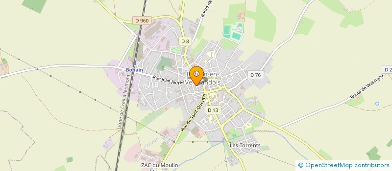 localisation de l'entreprise ANAYASPORT à BOHAIN-EN-VERMANDOIS