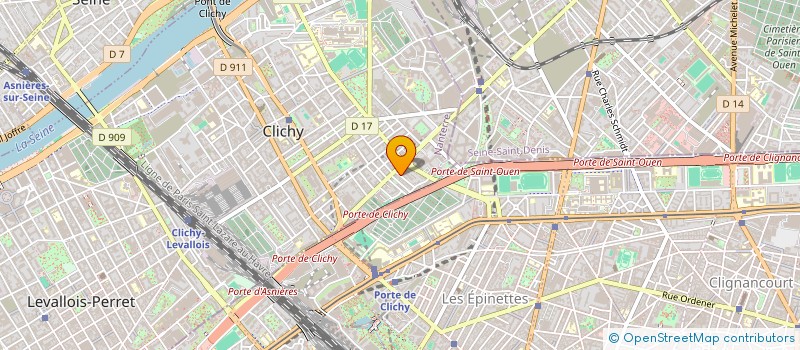 localisation de l'entreprise ANAYATA à CLICHY