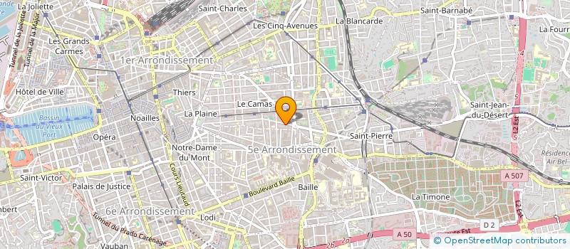 localisation de l'entreprise ANAYE à MARSEILLE