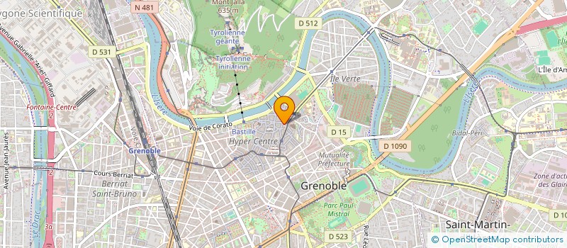 localisation de l'entreprise ANAZ  GRENOBLE