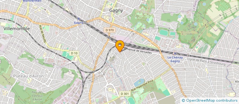 localisation de l'entreprise ANB CONSEIL RH  GAGNY