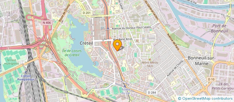 localisation de l'entreprise ANB SECURITE PRIVEE à CRETEIL