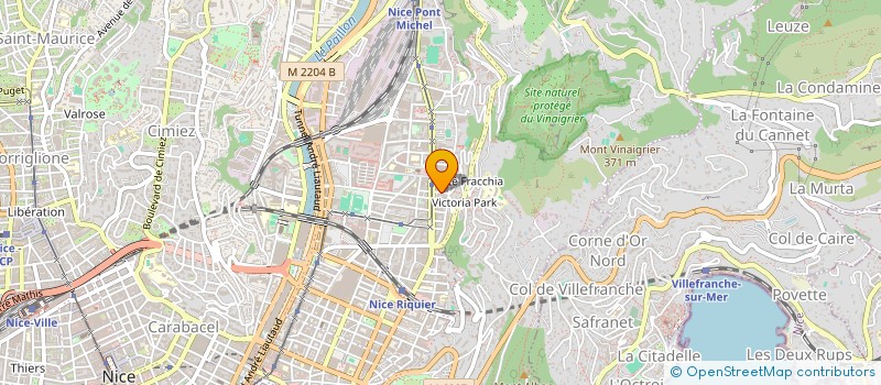 localisation de l'entreprise ANB TERRASSEMENT  NICE