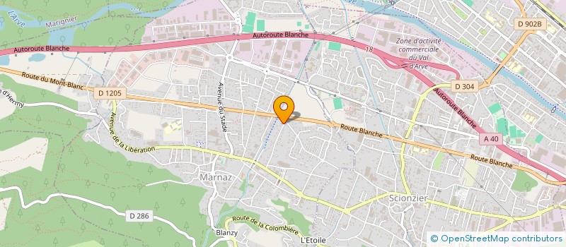 localisation de l'entreprise ANBAR IMMO  MARNAZ