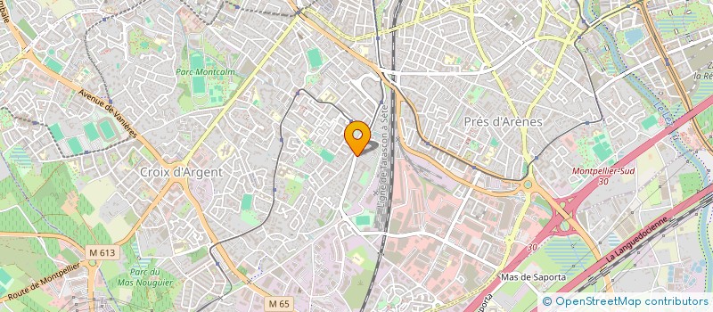 localisation de l'entreprise ANBE à MONTPELLIER